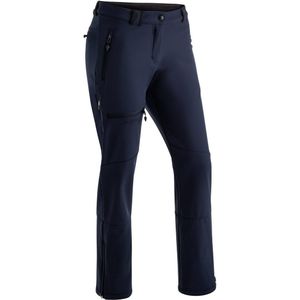 Maier Sports Adakit W Winterwandelbroek voor dames, met fleece binnenkant, ademende en warme softshellbroek
