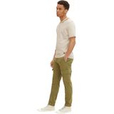 Tom Tailor - 1030011 - Cargobroek - Zwart - Slim Fit, Normale Hoogte, 98% Katoen/2% Spandex