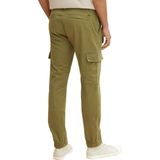 Tom Tailor - 1030011 - Cargobroek - Zwart - Slim Fit, Normale Hoogte, 98% Katoen/2% Spandex