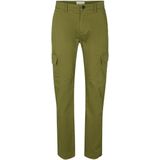 Tom Tailor - 1030011 - Cargobroek - Zwart - Slim Fit, Normale Hoogte, 98% Katoen/2% Spandex