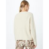 TOM TAILOR DENIM - Gebreid Vest - Lichtbeige - V-hals - Lange Mouwen