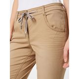 TOM TAILOR Dames Taps toelopende relaxed broek 1032046, 28722 - Dark Sepia, 36W / 28L
