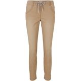 TOM TAILOR Dames Taps toelopende relaxed broek 1032046, 28722 - Dark Sepia, 36W / 28L