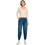 Tom Tailor Denim - BARREL MOM - Jeans - Blauw - 59% Lyocell, 39% Polyester, 2% Elastaan