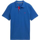 Tom Tailor Piqué poloshirt van katoen