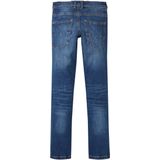 Tom Tailor - Slim Fit Jeans - Middenblauw - Met Knoop- en Ritssluiting