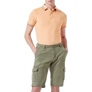 TOM TAILOR Uomini Cargo bermuda shorts 1030023, 28966 - Olive Geometric Design, 31