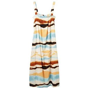 TOM TAILOR Denim Dames batik medijurk 1031348, 29568 - Multicolor Batik, M