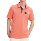 TOM TAILOR - Decorated Polo - Heren Poloshirt - Kleur - Materiaal