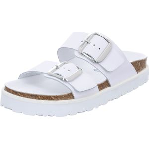 natural sense Plateaupantolette für Damen - 1112665 für Damen, weiß, Gr. 40 EU