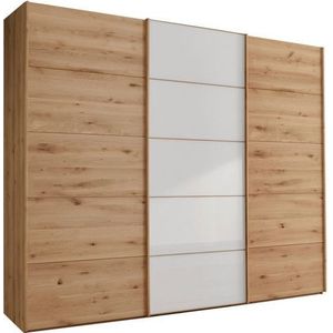WIEMANN Schwebetürenschrank "Cardiff", mit massiven Holztüren und Glas