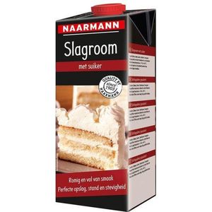 Naarmann Slagroom met suiker 32% - 1 liter