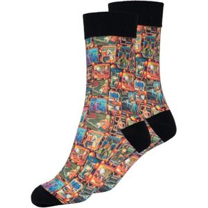 King Kerosin - Seventies - Sokken - Zwart