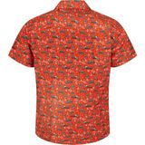 King Kerosin - LA Motor Soul - Heren Shirt - Rood - Korte Mouwen