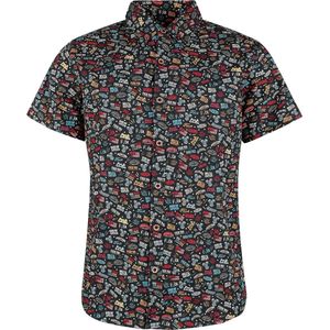 King Kerosin Motorcycle Tools Heren Shirt met korte mouwen - zwart - S