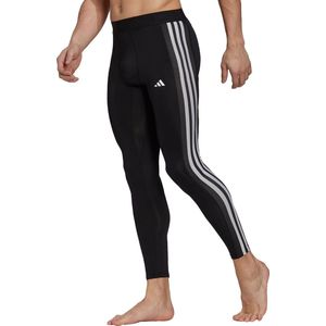 adidas Performance Techfit 3-Stripes Training Lange Legging - Heren - Zwart