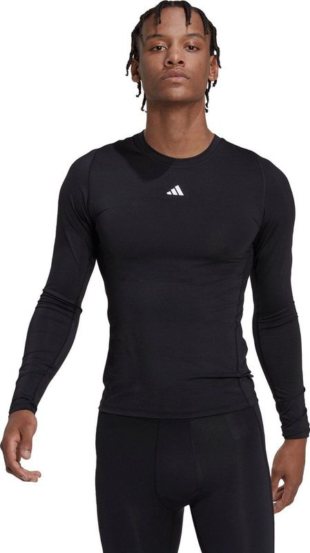adidas Performance Techfit Training Long-Sleeve Top - Heren - Zwart