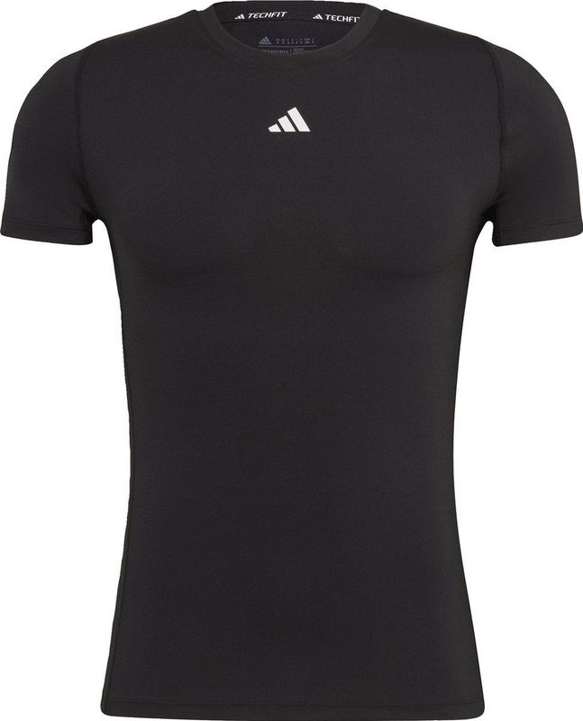 adidas Performance Techfit Training T-shirt - Heren - Zwart
