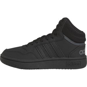 adidas Sportswear Hoops Mid Schoenen - Kinderen - Zwart- 38 2/3