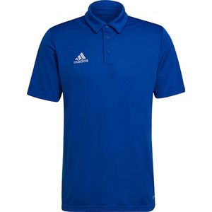 adidas - Entrada 22 - Polo - Blauw Wit - 100% Gerecycled Polyester