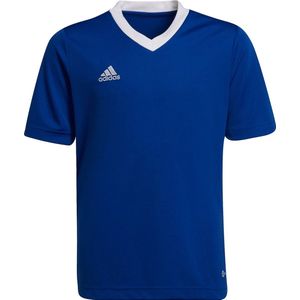 Sportshirt - Royal Blue - 100% Polyester - V-hals Korte Mouwen