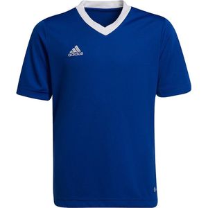 adidas - Entrada Jersey Youth - Blauw Voetbalshirt-116
