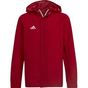 Adidas - Entrada 22 - All-Weather Jack - Rood/Wit - Kids