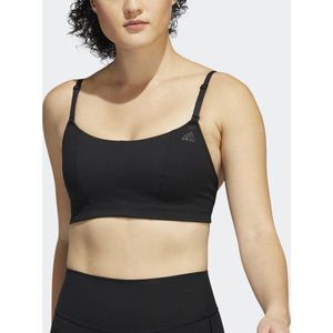 adidas Performance - Sportbustier - Zwart - Polyester - Lichte Ondersteuning