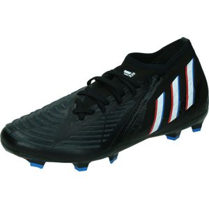 Adidas Predator Edge.2 FG Voetbalschoenen, uniseks, volwassenen, Negbas/FTWBLA/Rojint, maat 36 2/3 EU, Negbás Ftwbla Rojint, 36.5 EU