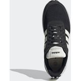 Adidas - Run 70s Femme - Hardloopschoenen - Core Black/Off White/Carbon - Suède/Mesh/Textiel