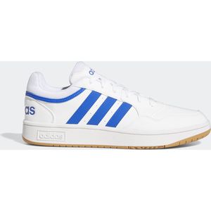 Adidas Hoops 3.0 Low klassieke vintage schoenen voor heren, wit Ftwr White Team Royal Blue Gum 3, 42 EU