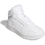 adidas - Hoops Mid 3.0 Kids - Kids Witte Sneaker - 32