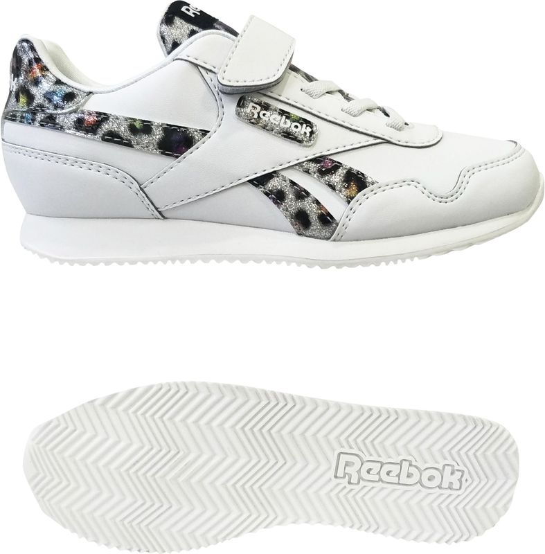 Reebok - Royal Classic Jogger 3 - Sportschoenen - Dierenprint - Glimmende Lovertjes