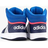Adidas - Hoops Mid 3.0 - Schoenen - Zwart - Synthetisch Leer