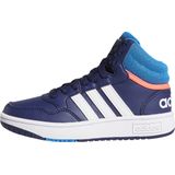 Adidas - Hoops Mid 3.0 - Schoenen - Zwart - Synthetisch Leer