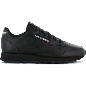 Reebok Classic Leather CL LTHR - Dames Sneakers Sportschoenen Schoenen Leer Zwart GY0960 - Maat EU 36 UK 3.5