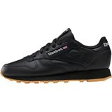 Reebok dames Classic Leather Sneaker,Cblack Pugry5 Rbkg03,35 EU