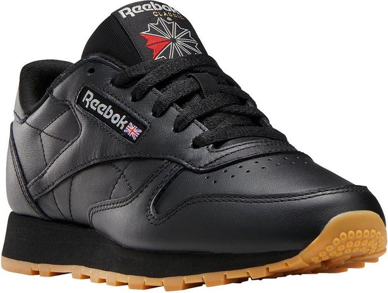 Reebok dames Classic Leather Sneaker,Cblack Pugry5 Rbkg03,35 EU