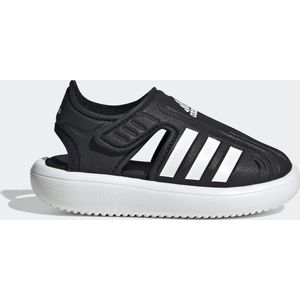 adidas Water Sandal I, platte gymschoenen, uniseks, voor kinderen en jongens, Core Black Ftwr White Core Black, 23.5 EU