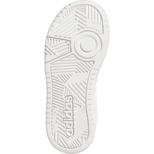adidas Uniseks-Kind Hoops Sneakers, Ftwr White/Ftwr White/Ftwr White, 38 2/3 EU