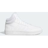 adidas - Mid-Cut Basketbalschoenen - Zwart - Synthetisch Leer