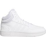 adidas - Mid-Cut Basketbalschoenen - Zwart - Synthetisch Leer