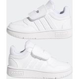 Adidas - Hoops 3.0 Cf - Babyschoenen - Wit - Synthetisch Leer