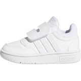 Adidas - Hoops 3.0 Cf - Babyschoenen - Wit - Synthetisch Leer