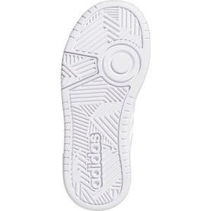 adidas Uniseks-Kind Hoops Lifestyle Basketball Hook-and-Loop Shoes, Cloud White / Cloud White / Cloud White, 33 1/2 EU