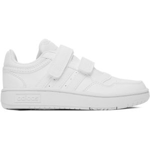 Adidas - Hoops 3.0 Cf - Schoenen - Zwart - Synthetisch Leer