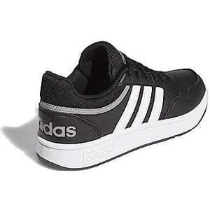 adidas Hoops 3.0 Mid Lifestyle Basketbal Low Shoes Sneakers voor dames, Core Black Grey Six Grey Three