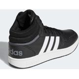 Adidas - Hoops 3.0 Mid Classic Vintage - Sneakers - Zwart - Synthetisch Leer