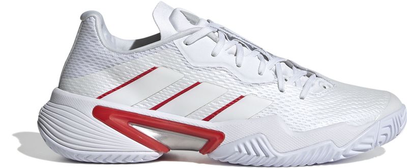 adidas - Barricade 13 - Tennisschoenen - Wit - Slijtvast RPU
