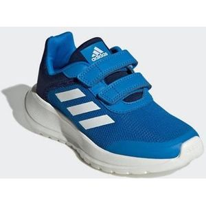 adidas Tensaur Run Sneakers uniseks-kind, Blue Rush/Core White/Dark Blue Strap, 30.5 EU